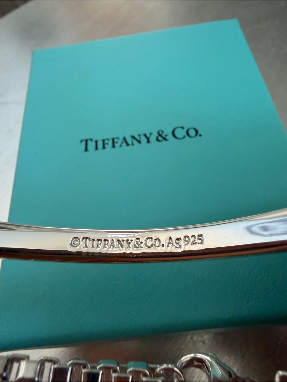 NEW Tiffany & Co. Silver ID Men’s Bracelet - Tiffany Blue Pouch Included 7” - Picture 3 of 6